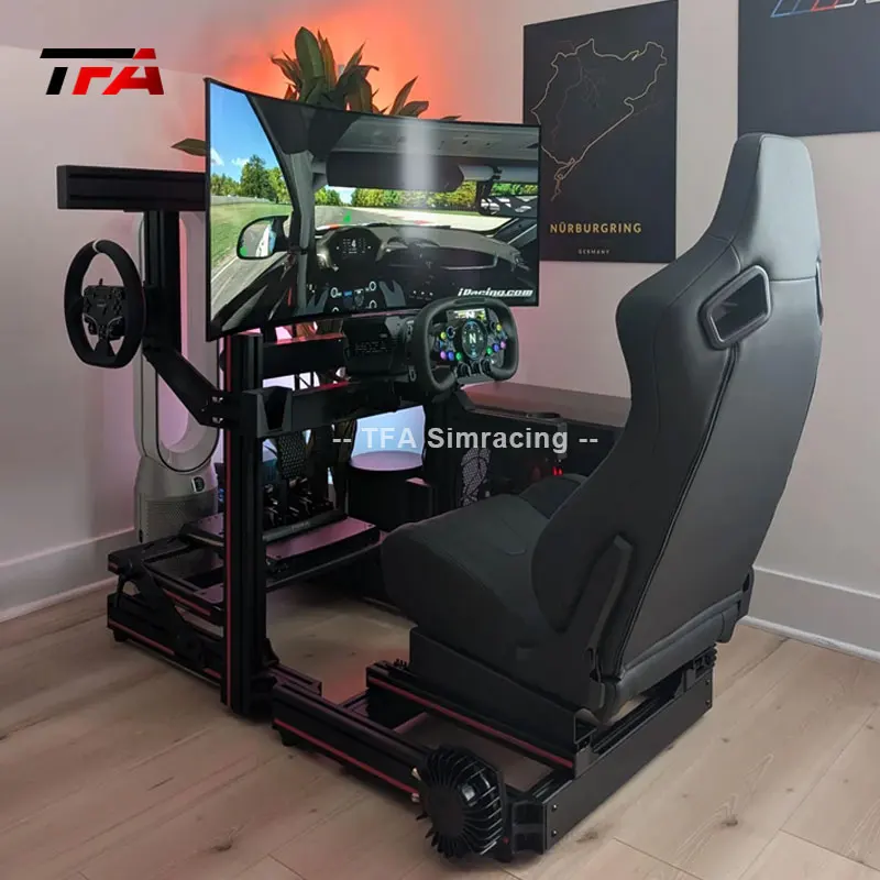 Multiple Player Simracing Motion Actuator Sim Racing Rig Motion Simulator 4 Dof 3dof 6dof Motion Platform Cockpit Simulator