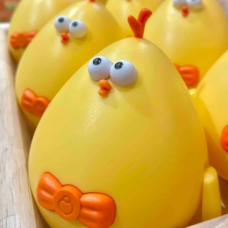 MINISO DunDun Series Electric  Chicken Cute Parent-child Interactive Toy Model Cartoon Ornaments Children's Birthday Gift