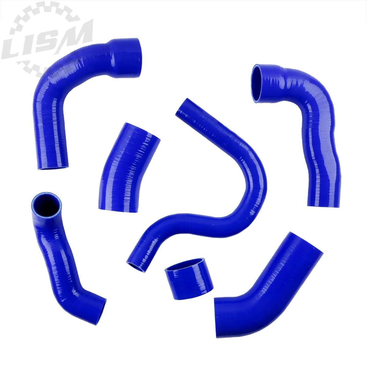 8PCS For Ford Focus RS MK2 2.5 2009 2010 2011 Uprated Boost and Induction Tube 4PLY Silicone Hose Kit Pipe Replacement Auto Part