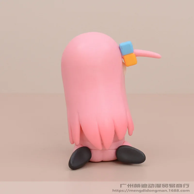 أنيمي بوتشي ذا روك! Gotoh Hitori q-version kawaii وضعية الجلوس عمل الشكل البلاستيكية نموذج اللعب دمية مكتب ديكور الهدايا #2