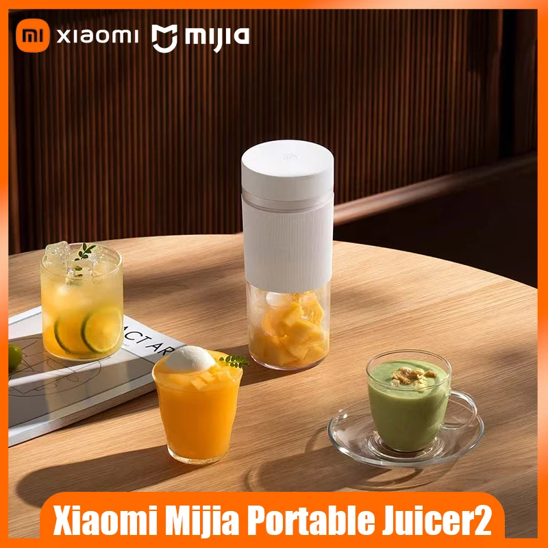 Xiaomi Portable Juicer 2 300ml Travel Cup Type-C Charging Self-Cleaning Freshly Squeezed Juice For Office and Outdoor Use