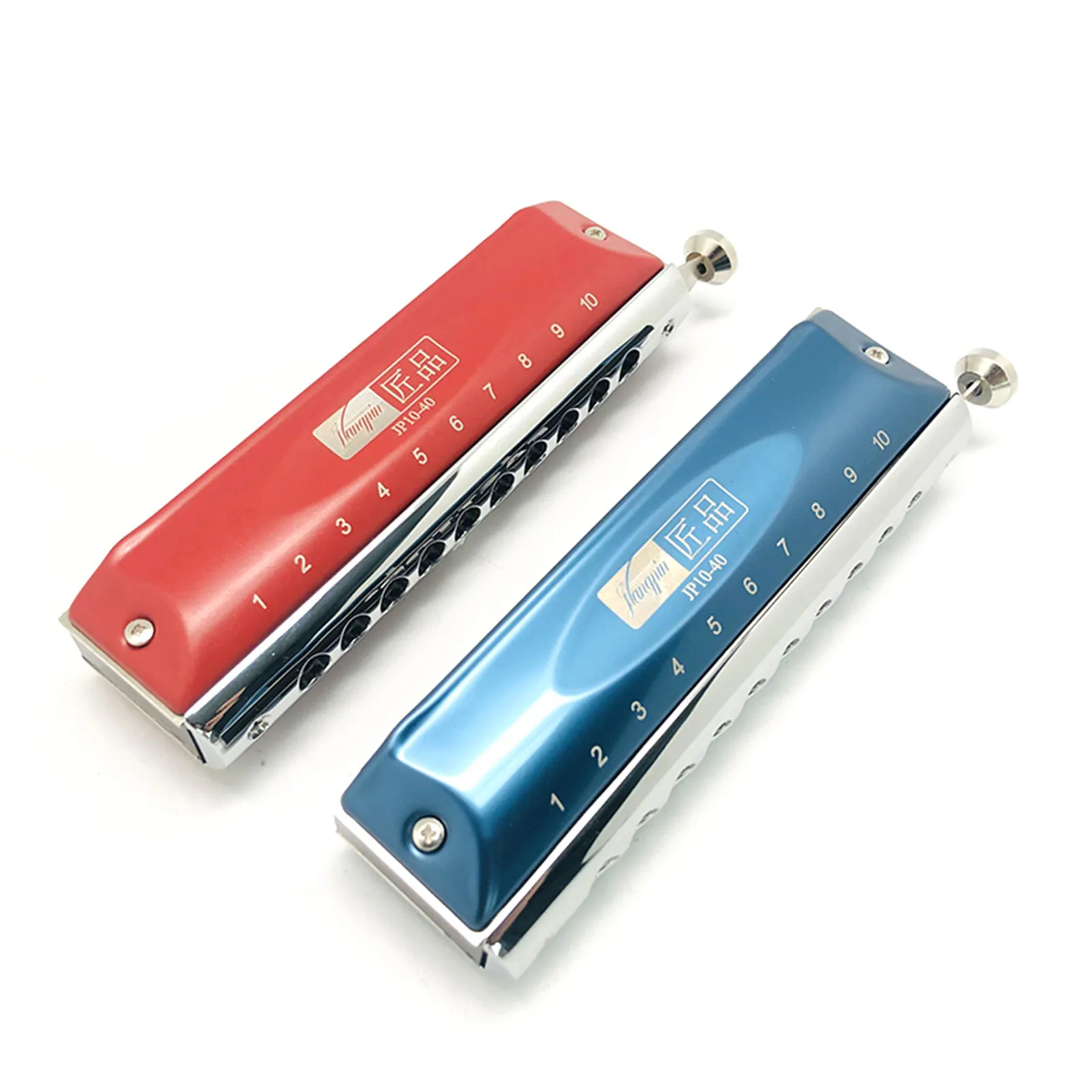 EASTTOP  FALA Blues Harmonica 10 Hole Professional Blues Harmonica Aluminum Comb Everyone Can Bend with Blue Cover