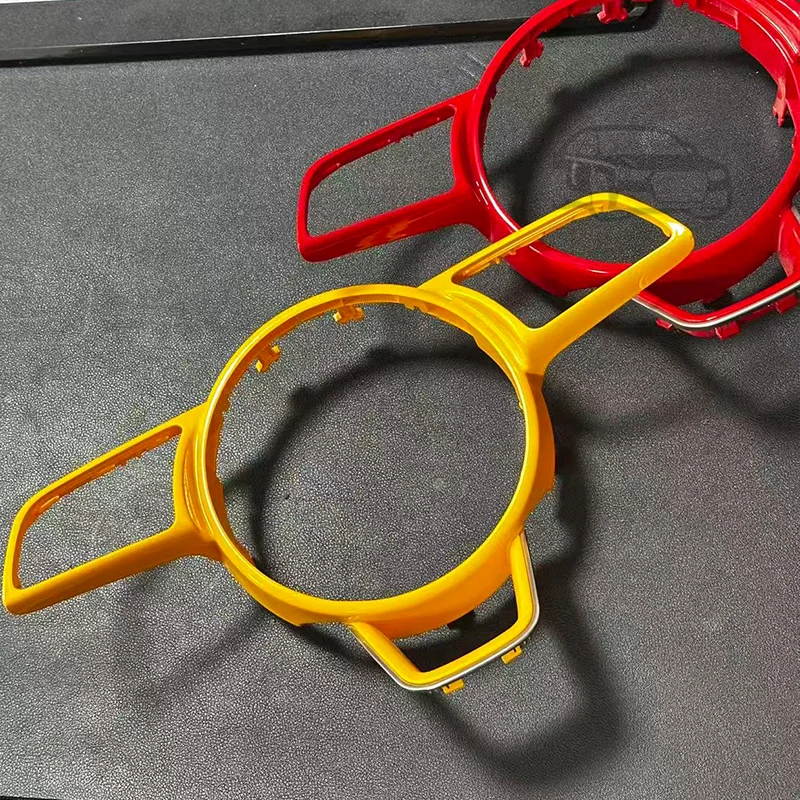 Suitable for flat bottomed steering wheel modification frame, customized color, for Audi 2017-2021A3 8V A4 B9 S4 S5 RS3 RS4
