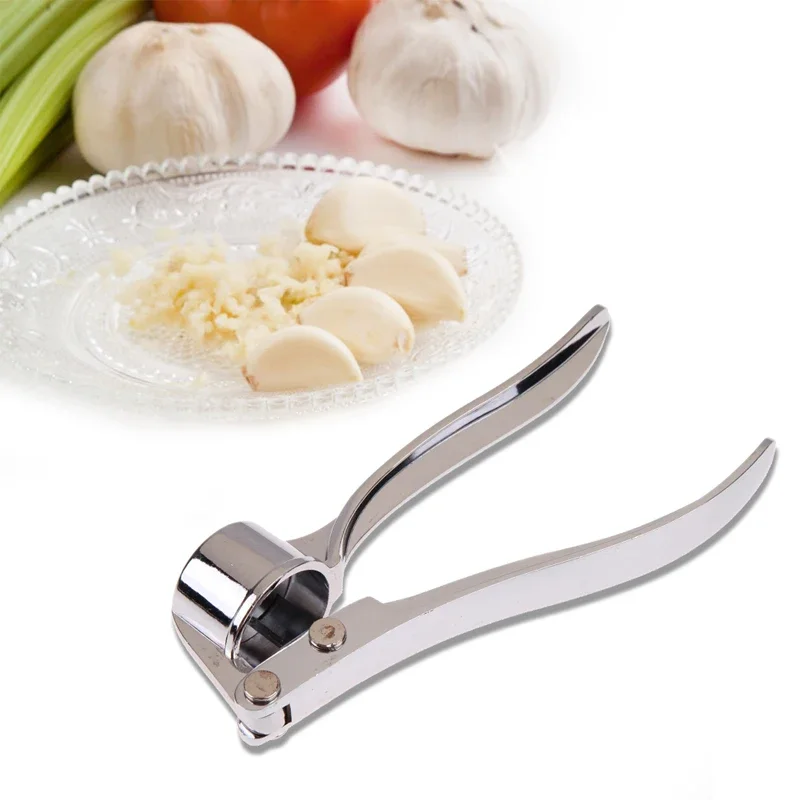 3cm Stainless Steel Alloy Crusher Kitchen Round Extrusion Tool Garlic Press Fruit and Vegetable Cooking Tools