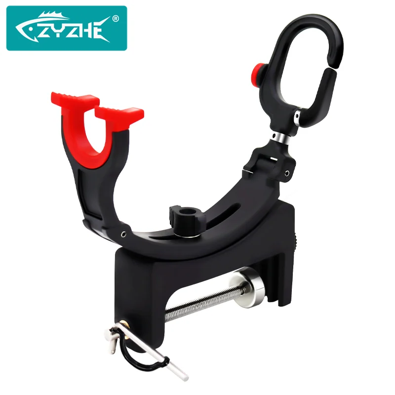 ZYZHE Soporte para caña de pescar – Plegable, nailon con ángulo ajustable - imagen 5