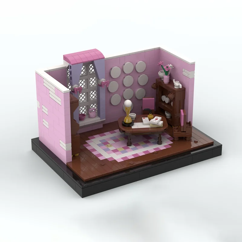 

Popular Movie Model Moc Building Blocks Professor Office Bricks Model DIY Assembly Construction Toy Holiday Birthday Gifts