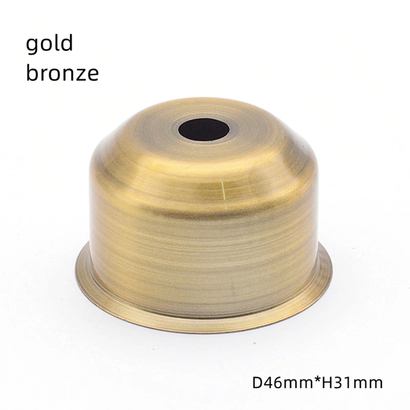 E27 Socket Lamp Holder Iron Cup Lamp Base Metal Retro E27 Lamp Cup Shade for Chandelier Led Pendant Ceiling Light Vintage DIY