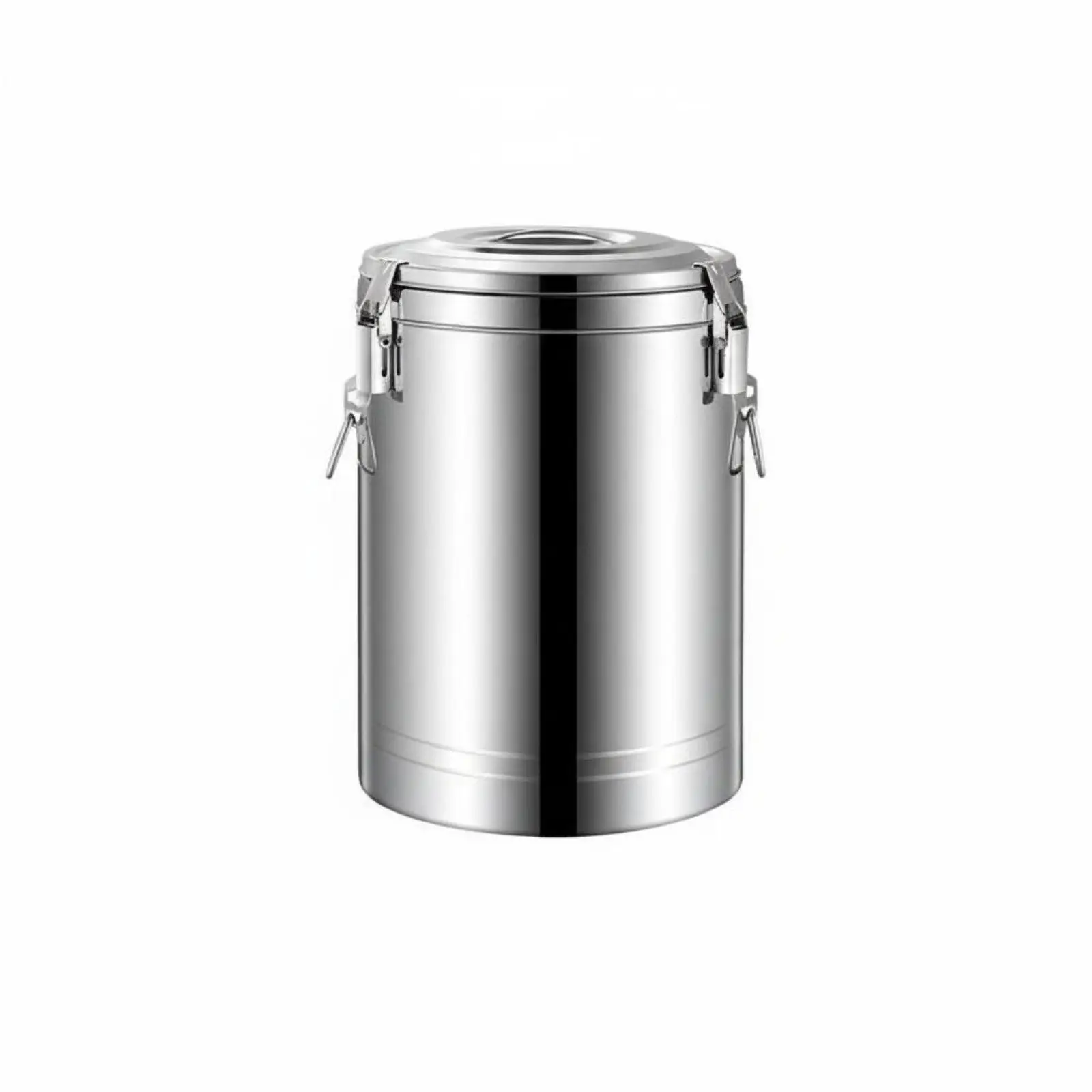 Stainless Steel Thermal Bucket for Congee Serving Commercial Insulated Food Barrel with 24 Hour Cold Retention for Stalls