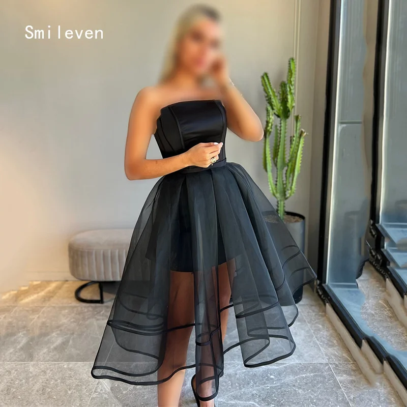 Smileven elegante uma linha vestido de baile simples sem alças vestidos de festa formal ocasião vestido personalizado 2026