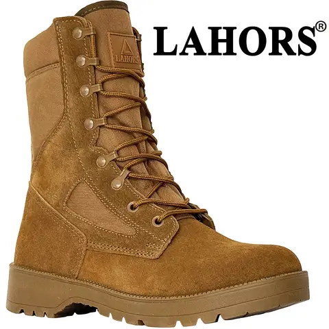 LAHORS® Man Combat Tactical Boots Waterproof Outdoor Hiking Shoes Desert Army Boots Breathable Male Ankle Boots