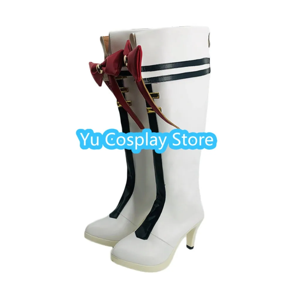 Yu Cosplay Store Uma Musume Pretty Derby Gold Ship Scarpe Cosplay Halloween Gioco di ruolo Scarpe Stivali Anime Gioco Costume Puntelli Anime