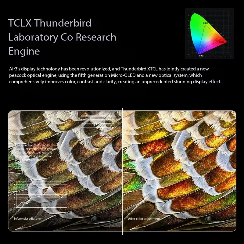 Rayneo Air 3 Smart AR Glasses HD Movie Viewing Portable Screen VR Glasses Support iPhone16 And DP Port Phone