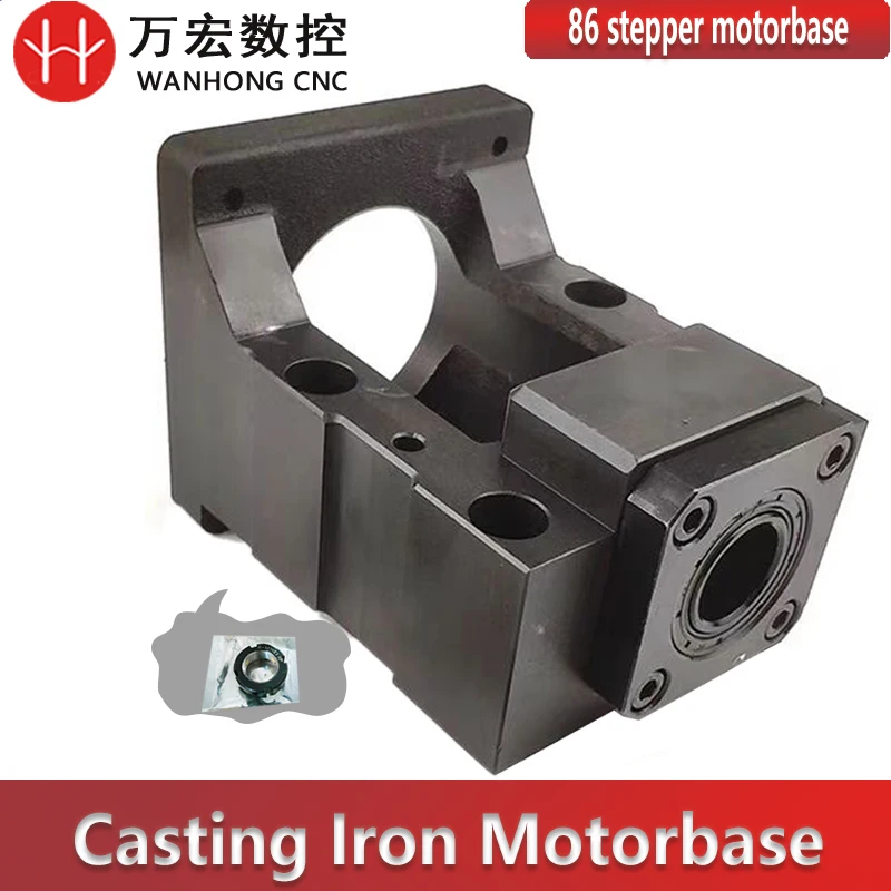 HM15 Motor Mount Bracket Fit Nema34 Motor Support Ballscrew Integrated Motor Bracket