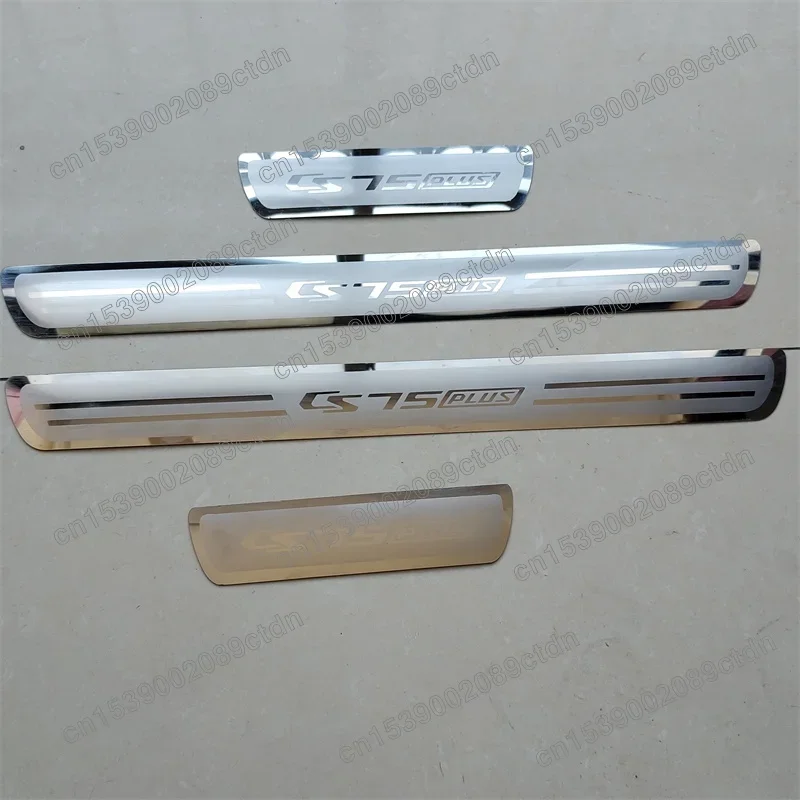 

Stainless steel Scuff Plate Door Sill cover Trim For Changan CS75 plus CS75plus 2019 2020 2021 2022 Car styling