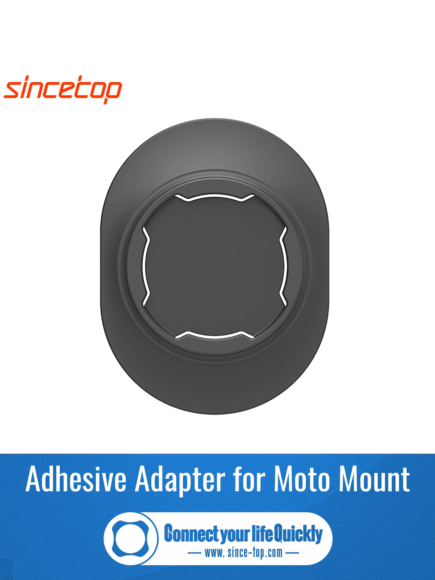 

Lock-in Design Mount Adapter Sticker Patch For Quad-style Moto/Car/Bike/MTB/Motorcycle/Scooter Handlebar Phone Holder Bracket