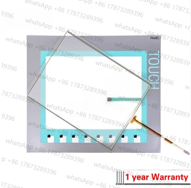 Interruptor de teclado de membrana para 6AG1647-0AE11-4AX0 6AG1 647-0AE11-4AX0 KTP1000 Teclado de membrana básico + tela sensível ao toque + capa