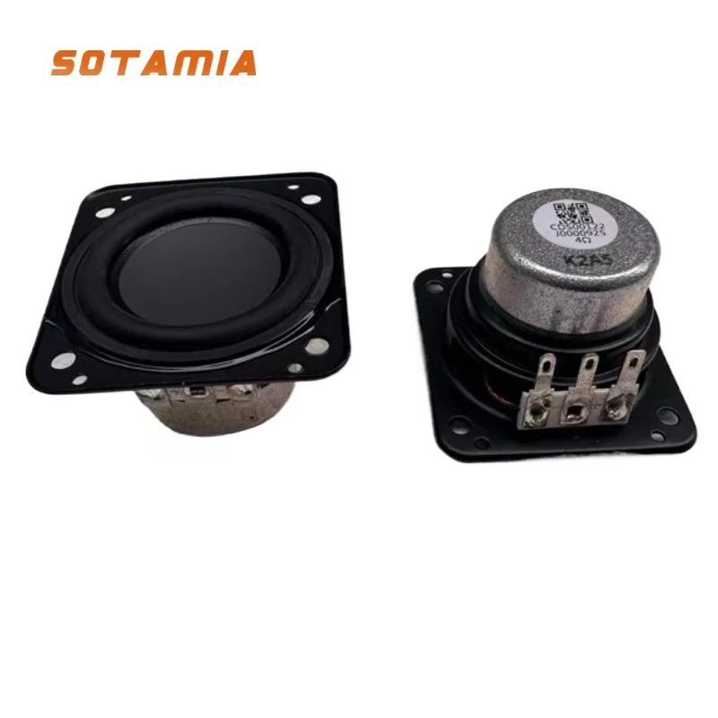 SOTAMIA 2Pcs 1.75 Inch Full Range Audio Speakers 4 Ohm 5W Waterproof Bluetooth Speaker Neodymium HIFI Loudspeaker for JBL Flip4