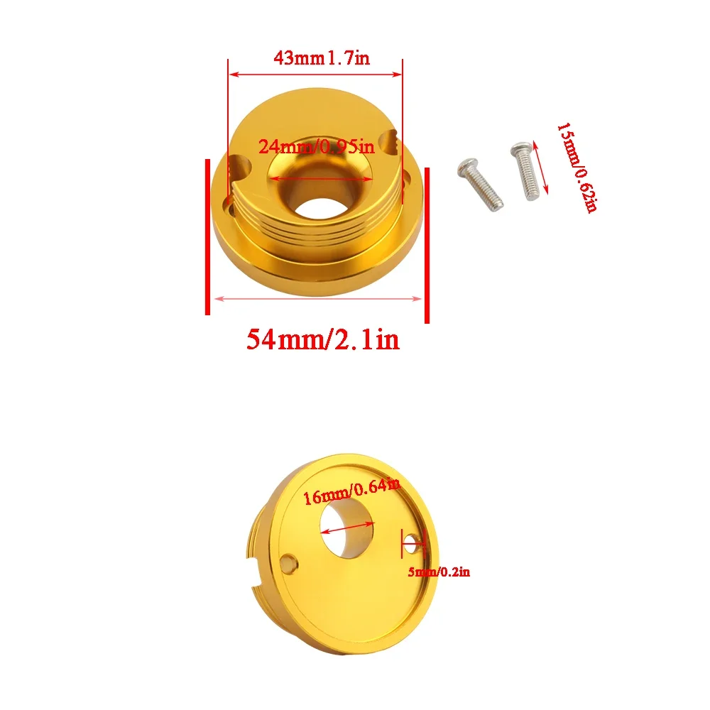 Motorcycle CNC Air Filter Clearner Carburetor Adapter Velocity Stack For 47cc 49cc Bike ATV Quad Moto Accessories Enduro
