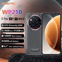 OUKITEL WP210 Rugged Phone - MTK 8200, NFC, 36GB+512GB, 8800mAh 45W, 6.7\