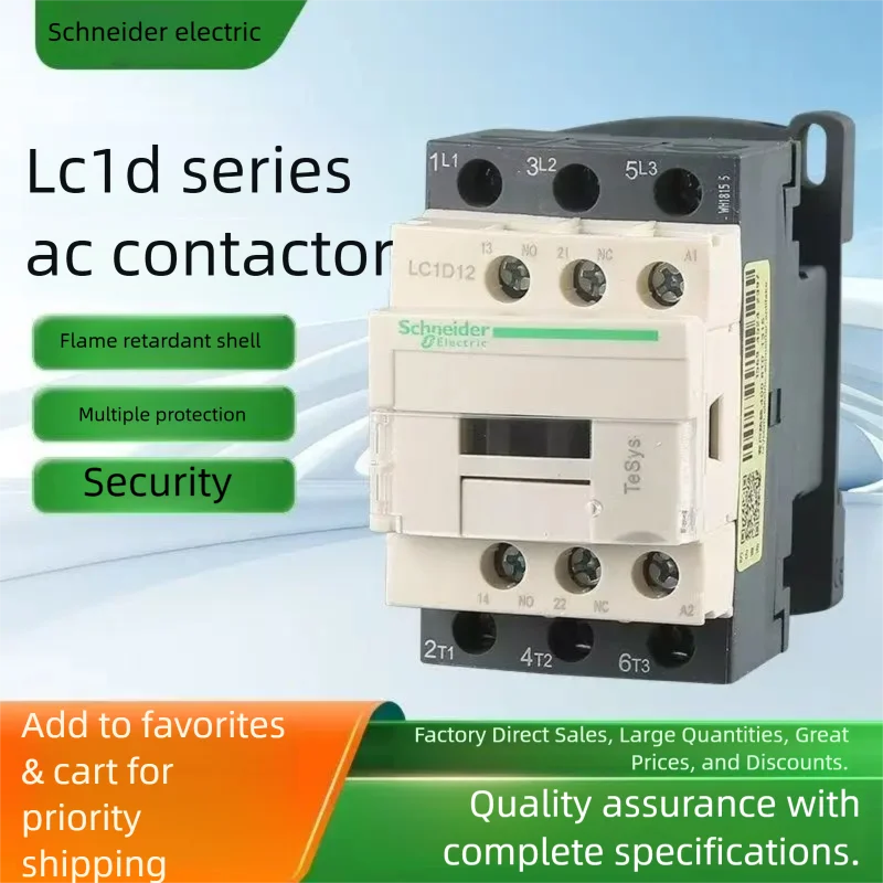 Original Schneider AC contactor LC1D09 LC1D12 LC1D18 LC1D25 LC1D32 LC1D38 F7C M7C Q7C