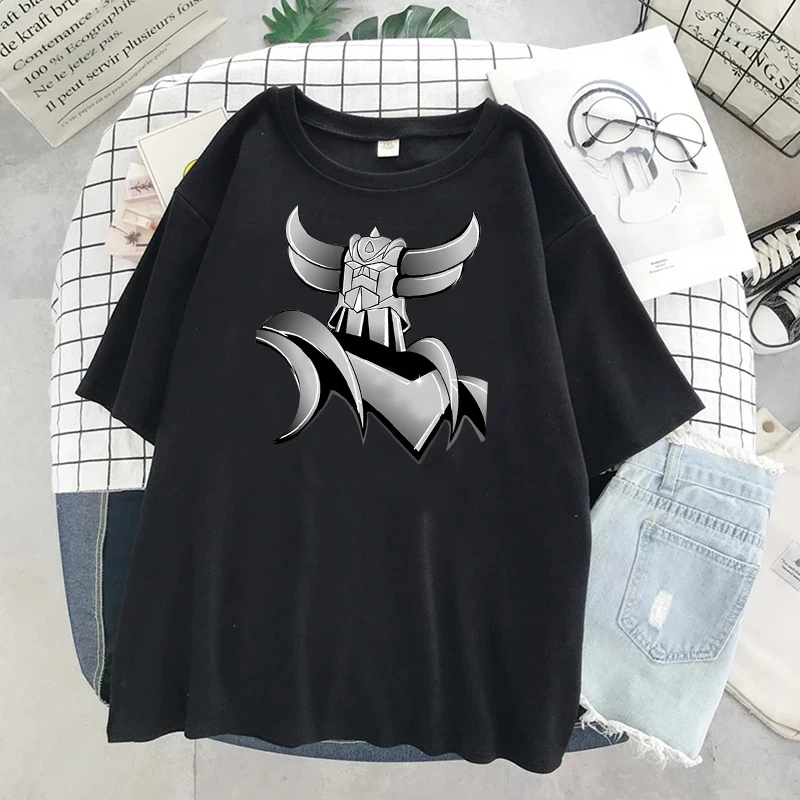 Goldorak T Shirt Men Japanese Anime Mazinger Grendizer T-Shirt Great UFO Robot Tee Shirt Short-Sleeve Graphic Tshirt Male