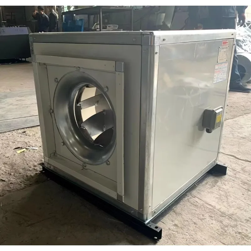 Barbecue shop commercial kitchen ventilation deodorization low noise cabinet fan smoke exhaust cabinet centrifugal fan box