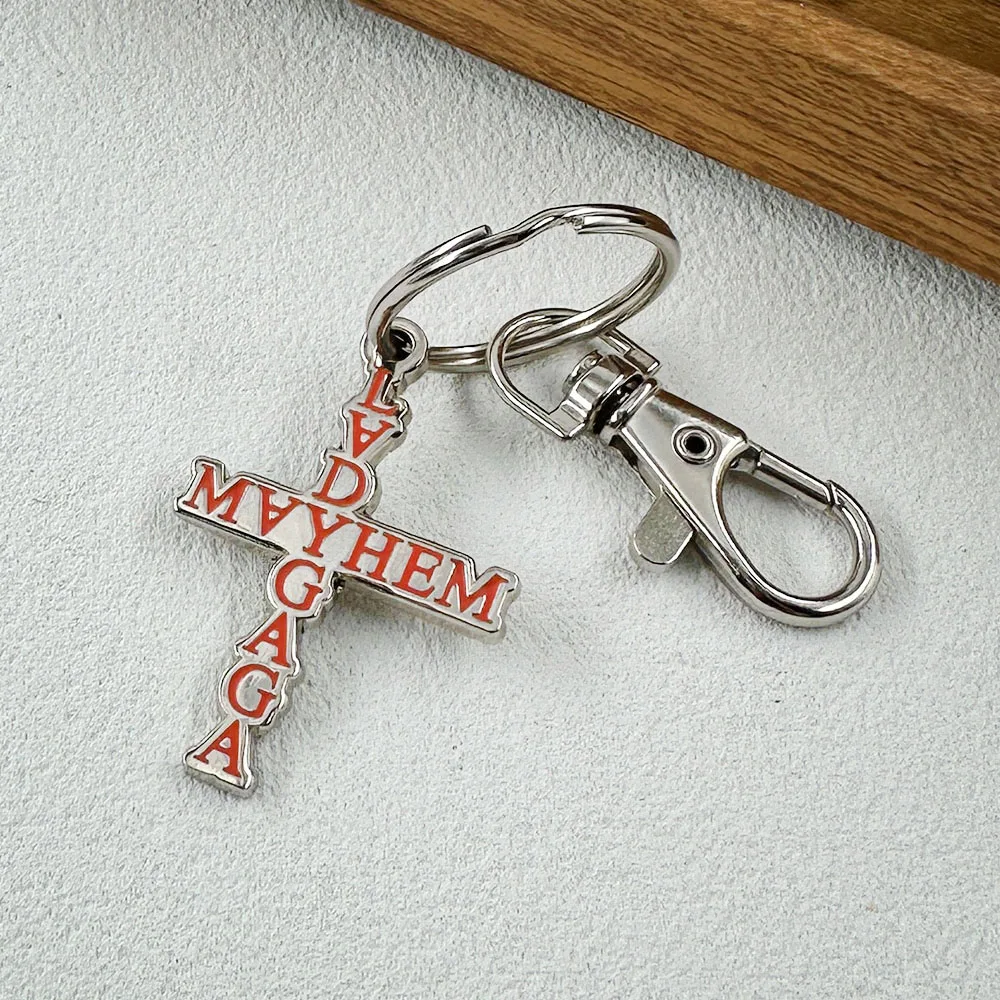 Musikalbum Mayhem Schlüsselanhänger Kreativer Buchstabenanhänger Schlüsselring Pop-Musik-Künstler-Merchandise Zubehör Geschenk für Fans und Musikliebhaber – Detail 5