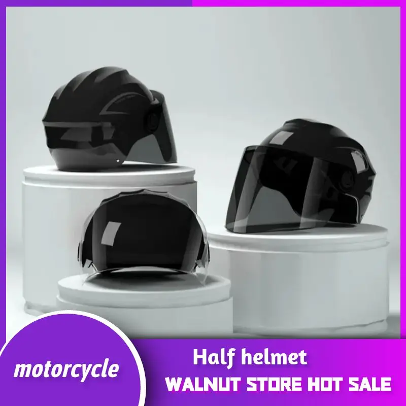 

Мотоциклетный шлем Four Seasons, Солнцезащитная защита, ветрозащитная мотоциклетная дышащая Солнцезащитная шляпа, педали, автомобильные прозрачные шлемы