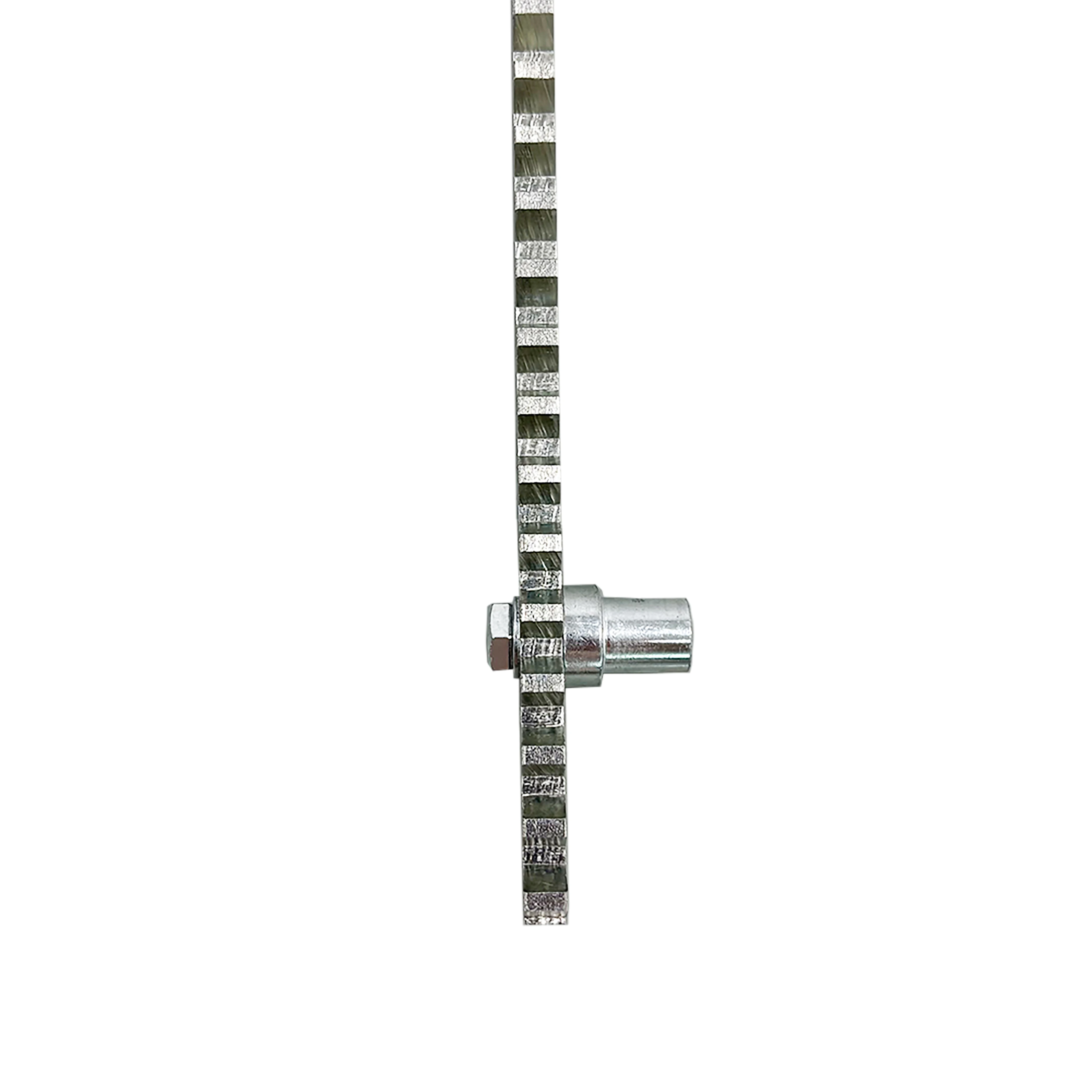 Cast Iron Gear Rack 50cm for Sliding Gate Motor 2 Mounting Holes Per Piece Heavy Duty Gate Opener Drive Rack