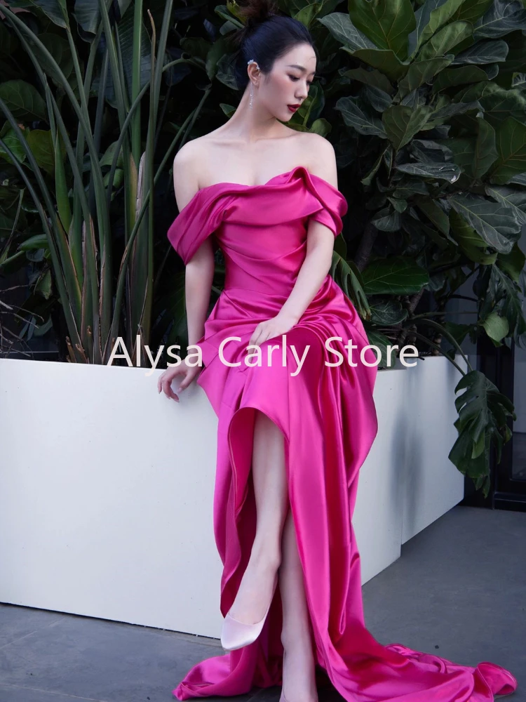 Wedding Elegant Party Dresses for Women 2023 Autumn Casual Evening Korean Style Midi Dress Female Slash Neck Vintage Dresses New