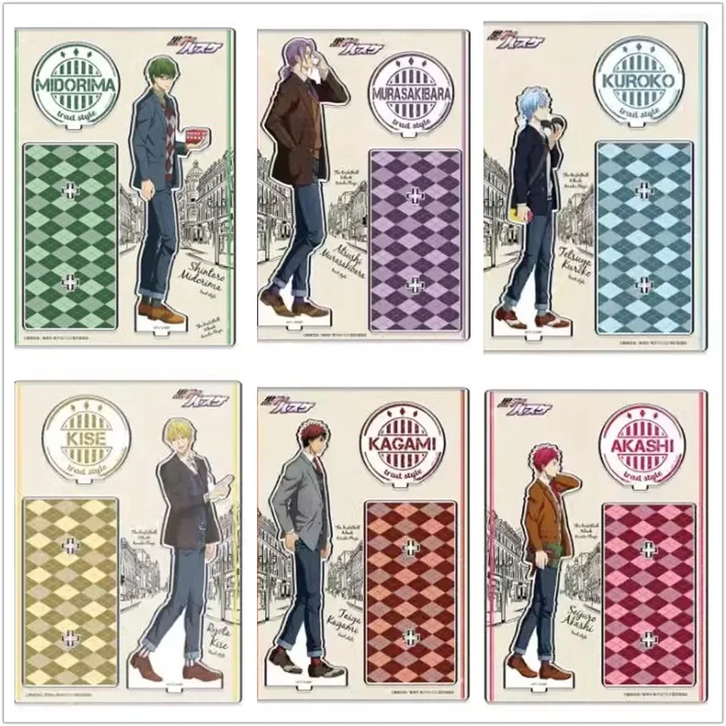 

Anime Tetsuya Taiga Atsushi Murasakibara Shintaro Midorima Acrylic Stand Doll Seijuro Akashi Figure Model Cosplay Toy for Gift