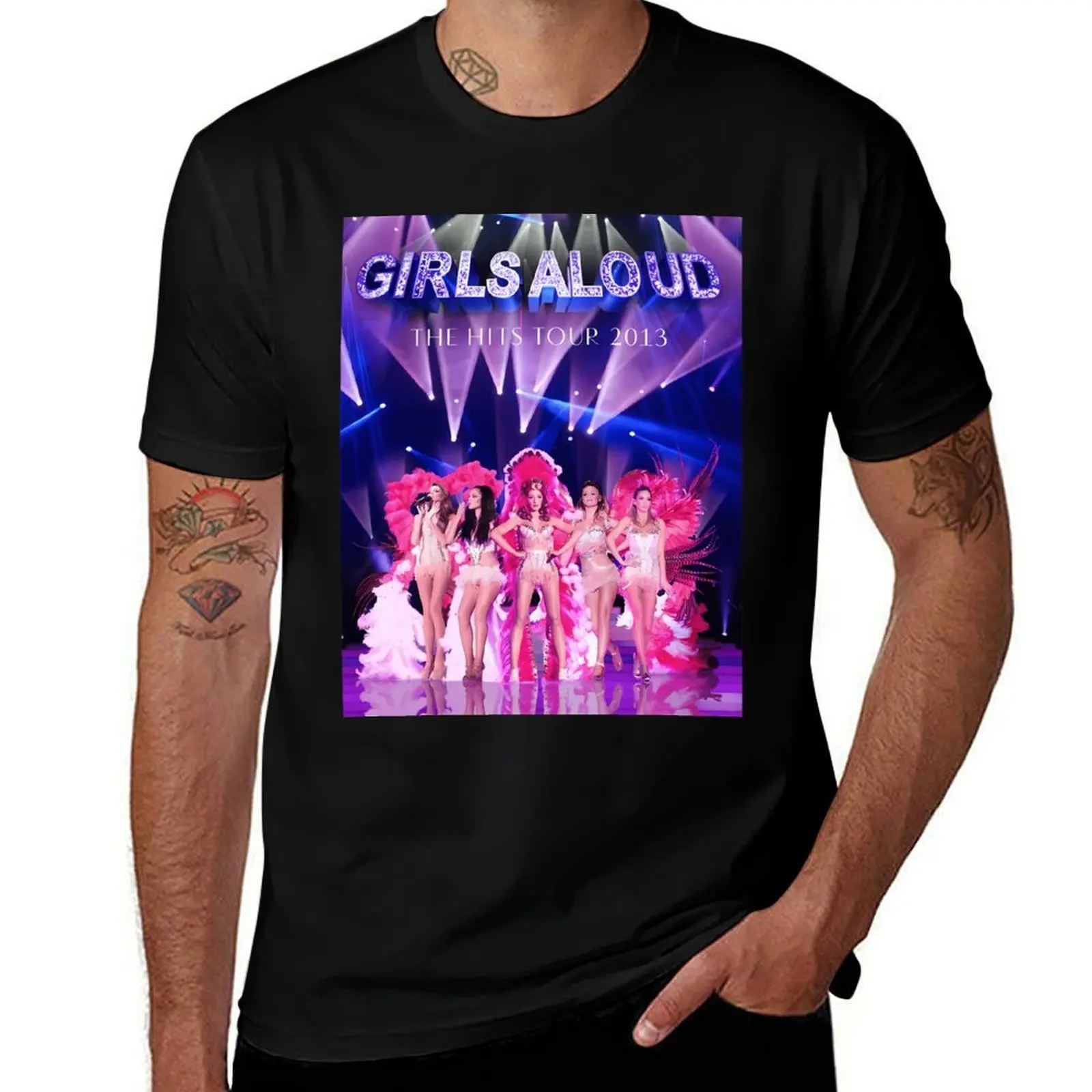 Girls aloud The hits tour 2013 T-Shirt Large Size Breathable Tee T-Shirt