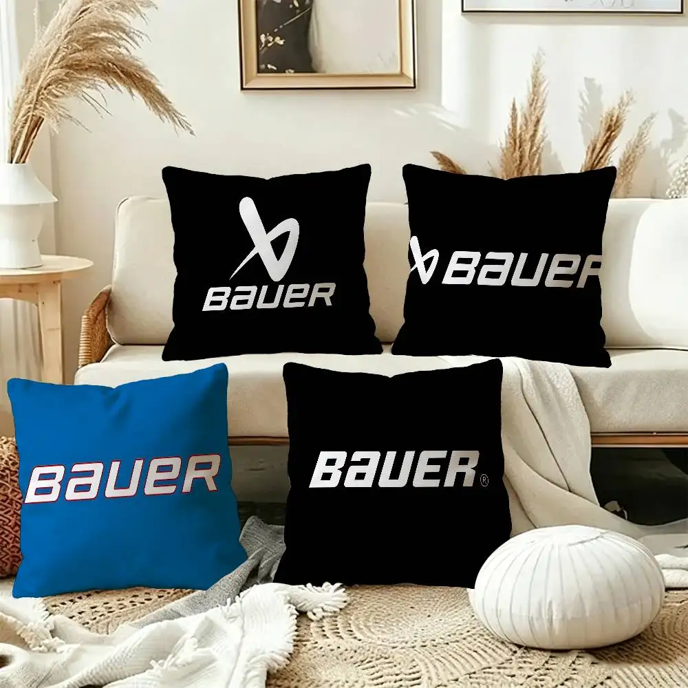 B-Bauer H-Hockey Pillow Cushion Cover Pillowcase Living Room Sofa Home Decor Customized