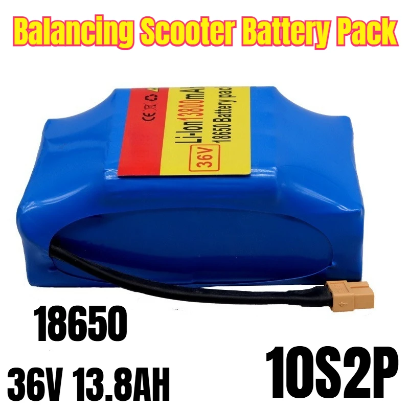 

36V 13.8AH 10S2P 18650 Balancing Scooter Battery Pack