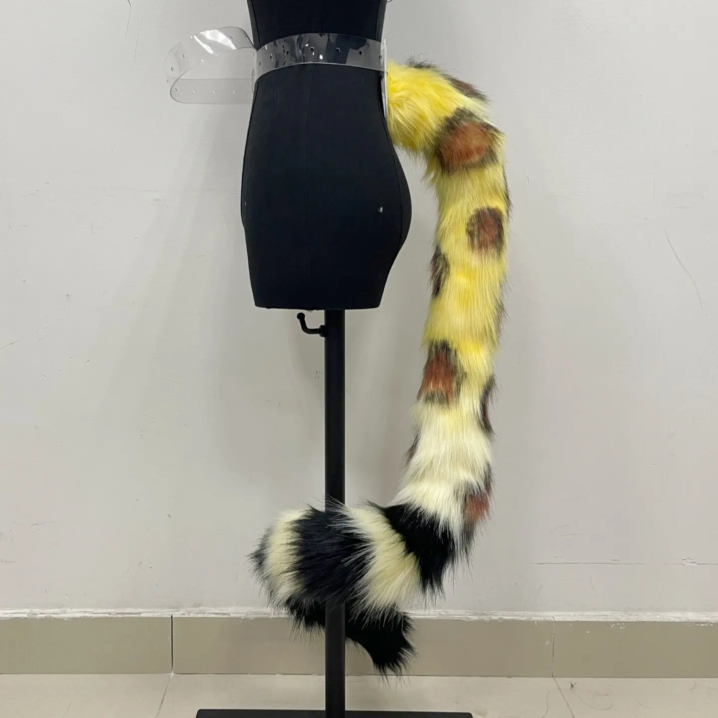 Leopard Print Tail Can Wrap Legs Wolf Cat Tail Cosplay Props Halloween Christmas Fancy Party Costumes Accessories