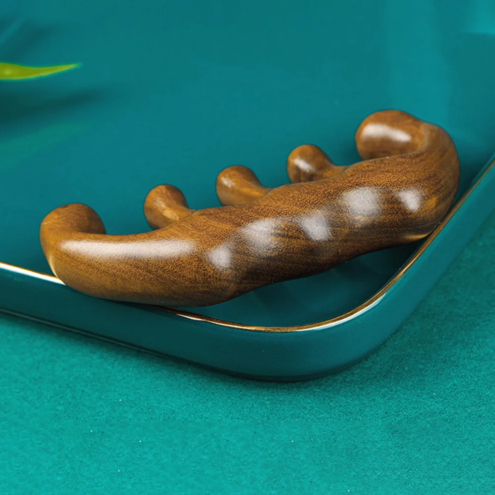

1Pcs Sandalwood Scalp Massage Comb Wooden Hair Comb Head Massage Tool Anti-static Portable