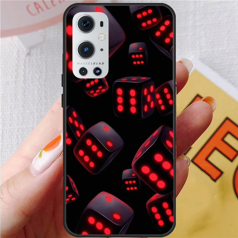 Dice Art Case For OnePlus Nord 2 2T N10 N20 CE 2 Lite Cover For OnePlus 10T 8T 9R 9RT 8 9 10 Pro