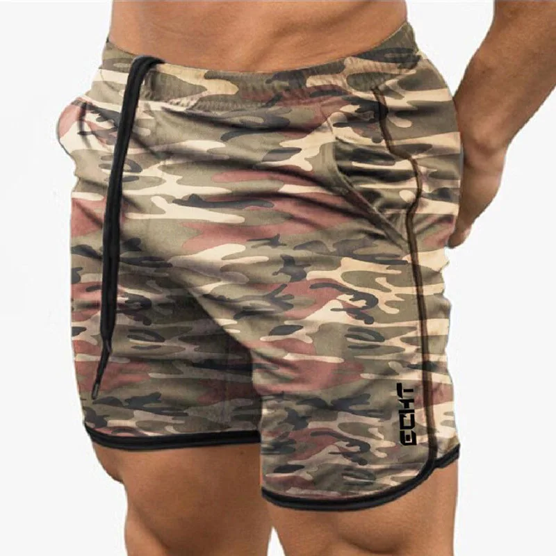 Europe And The United States Summer Beach Breathable Fitness Muscle Men\'s Shorts Running Fast-drying Tight-fitting Casual New.