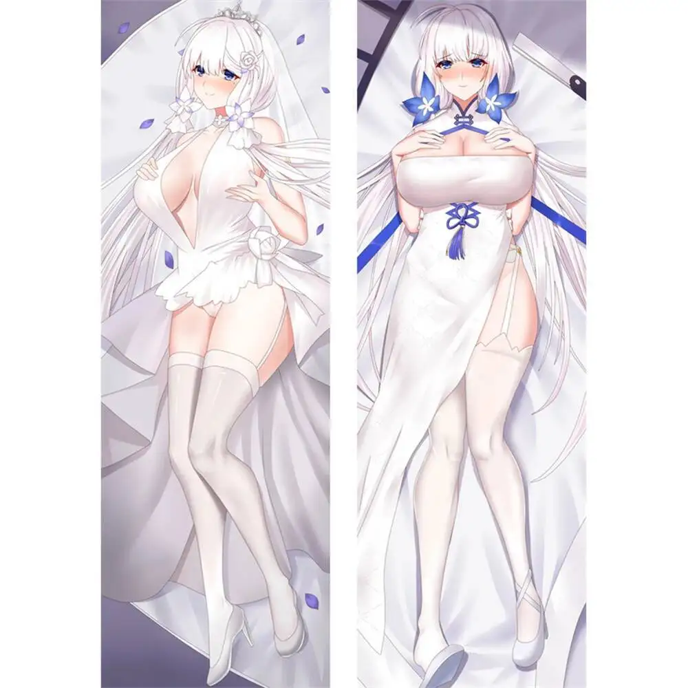 

Dakimakura Anime Illustrious Azur Lane Double-Sided Print Life-Size Body Pillows Cover Adult Pillowcase