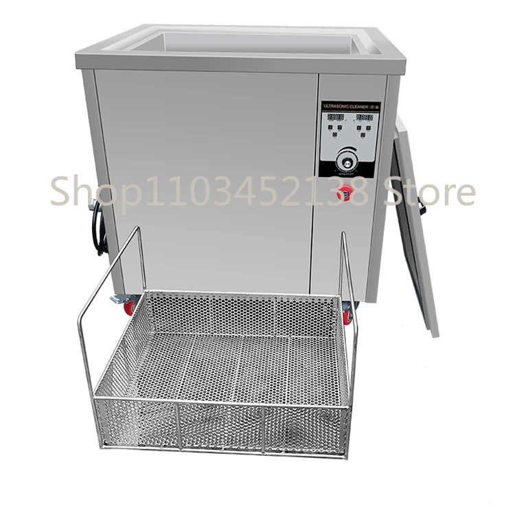 Industrial ultrasonic 38l auto spare parts wheel rim repair washing car engine cylinder head cleaning machine