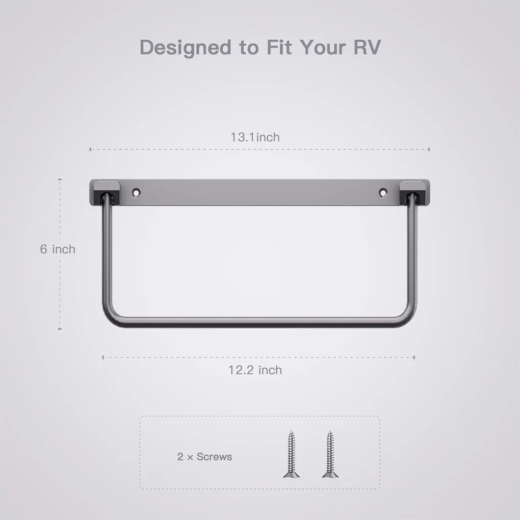 2x رف أحذية RV قابل للطي 2 حزمة تخزين مثبتة على الحائط لتوفير مساحة معلقة للتخييم