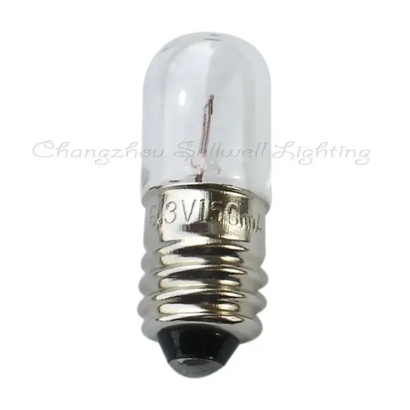 Promozione Reale Commerciale Professionale Edison Lampada Lampadine in miniatura Illuminazione E10 T10x28 6.3v 150ma A087 2025-03