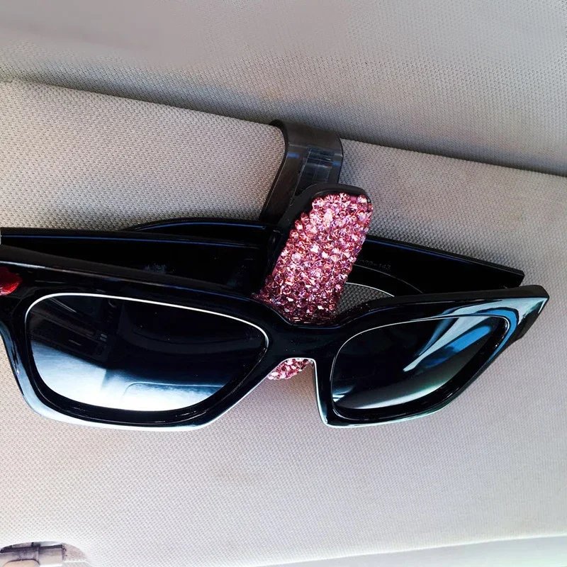 

Car Vehicle Sun Visor Sunglasses Eyeglasses Glasses Card Ticket Holder for Car Accessories Sunglasses Holder