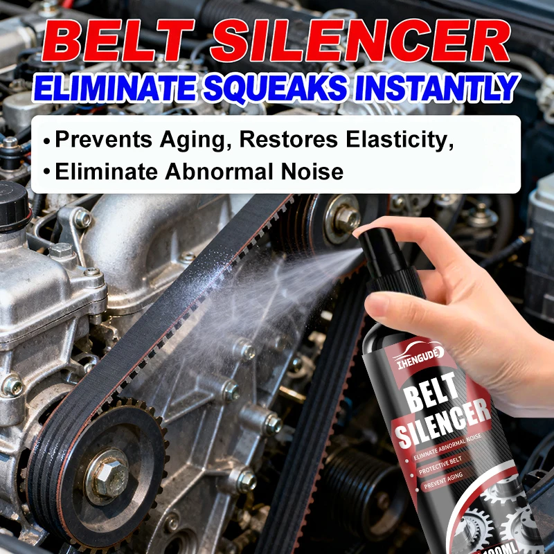 Engine Belt Maintenance Agent—High-Quality Belt Noise Reducer, Effectively Reduces Noise and Wear, Restores Elasticity and Flexibility