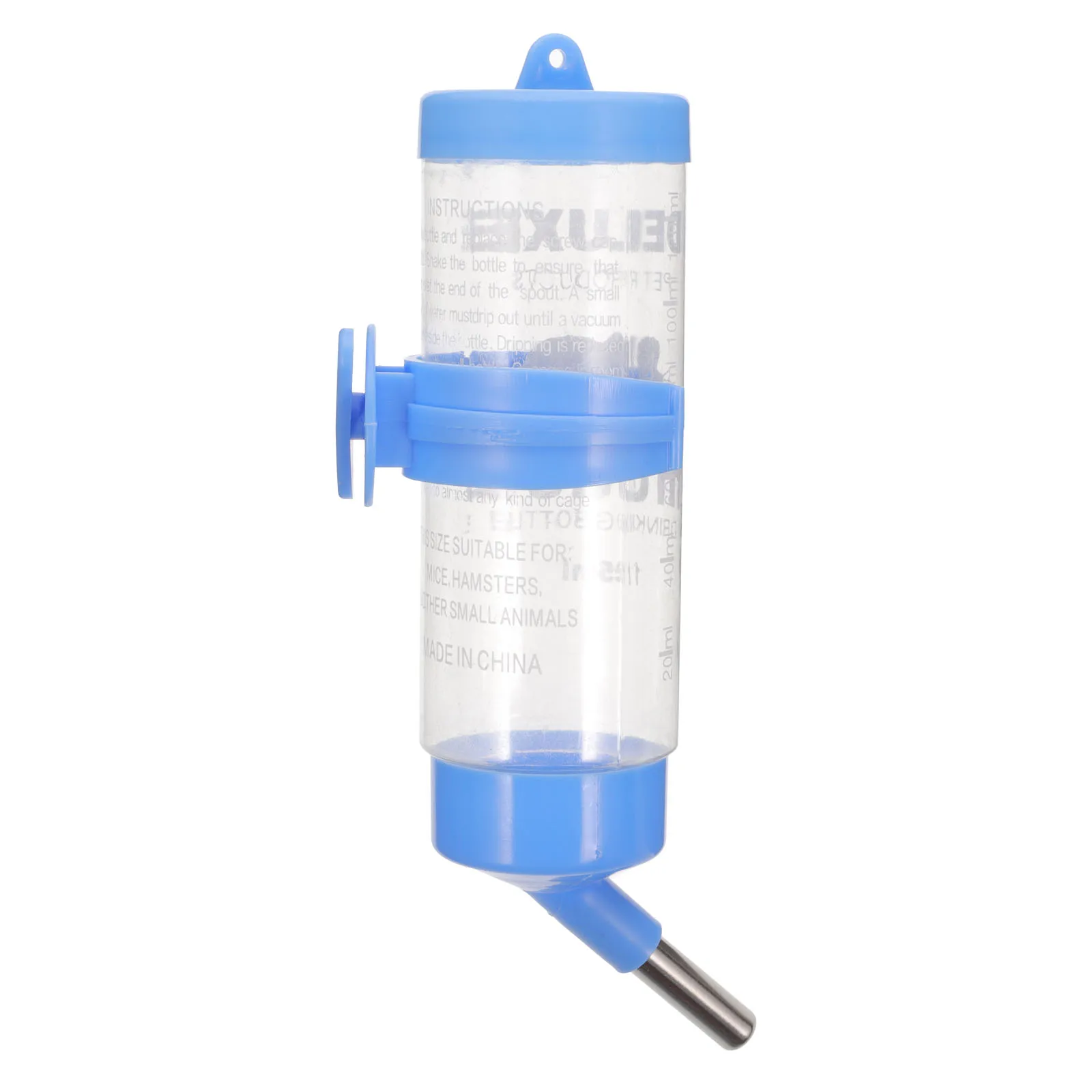 

125 Ml Pet Drinking Water Bottle for Rabbit Hamster Guinea Pig Leak Proof Soft Iron Wire Hanging Dispenser Bottle Small Animal