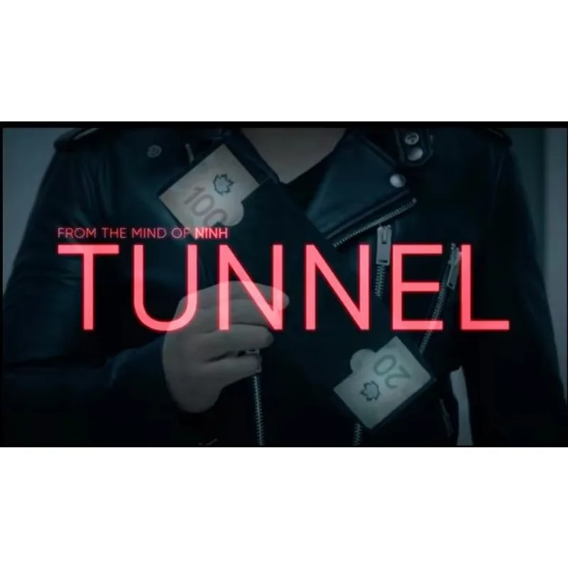 Tunnel (DVD and Gimmicks) By Ninh and SansMinds Street Magic Tricks Close Up Magia Props Illusions Magician Bar Trick Mentalism