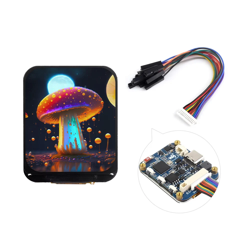 

Waveshare ESP32-S3-LCD-1.69 Development Board 1.69inch 240MHz Dual-Core Display Supports WiFi Micro ESP32-S32 240*280 PCBA