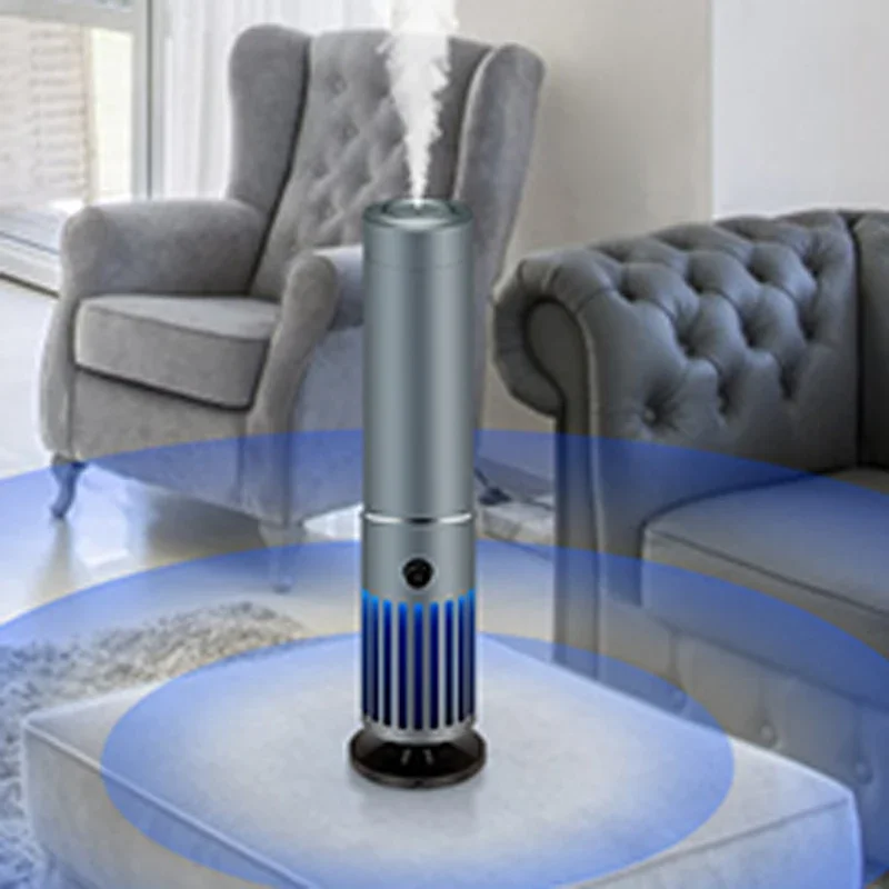 Smart Home Aroma Diffuser with Bluetooth Speaker Function. Waterless Essential Oil Aroma Diffuser for Living Room