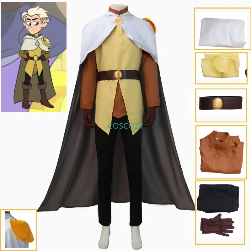 

Luz Hunter Cos The Owl House Costume Hunter Cloak Outfit The Golden Guard Costume Cloak Outfit Carnival Costume Anime Con Suit