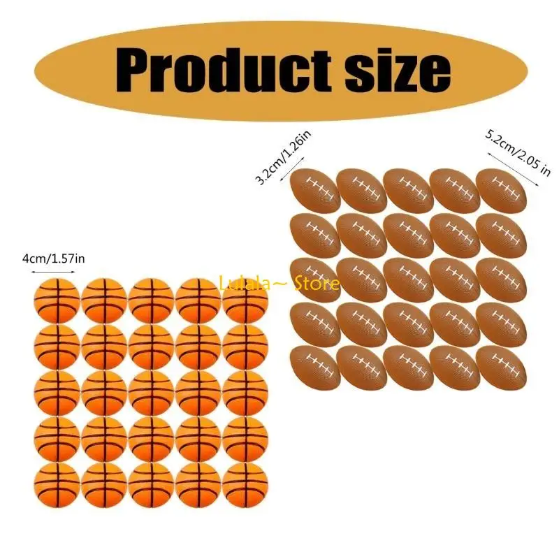 Y4QA 25 uds. Esfera antiestrés en miniatura espuma para ejercicio manos, alivio del estrés para adultos